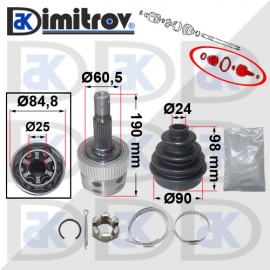 Каре полуоска външно Jeep Cherokee Grand Cherokee I Wrangler II